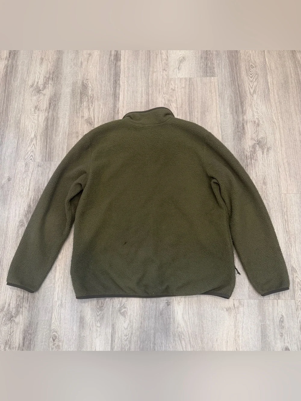 The North Face Men’s XL Olive Green Full Zip Fleece Jacket Gorpcore
